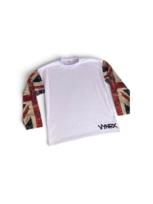Vintage UK Union Sleeve Waffle Knit