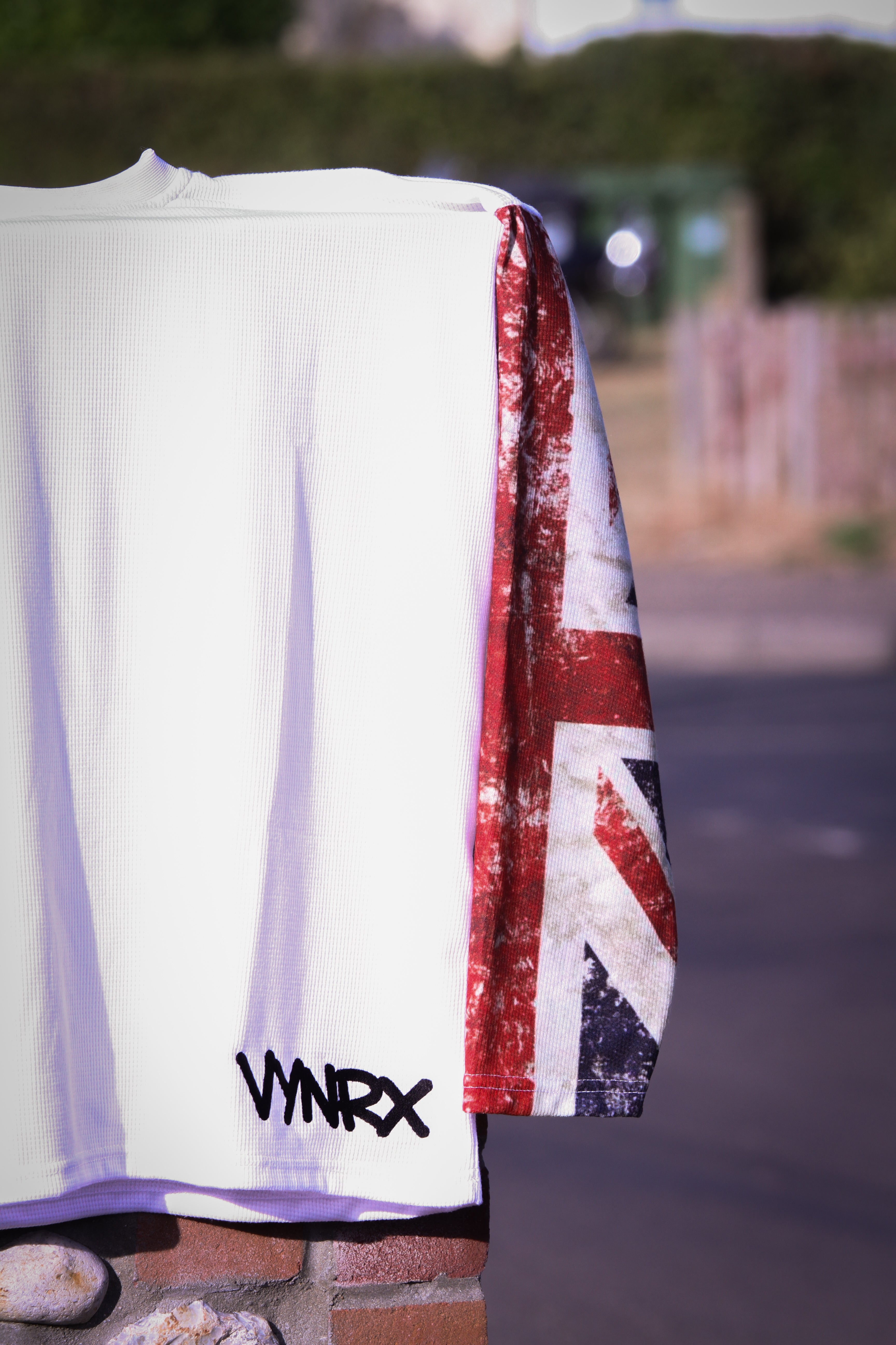 Vintage UK Union Sleeve Waffle Knit